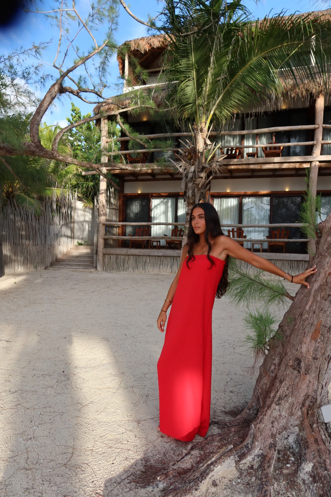 Cabo Dress Red