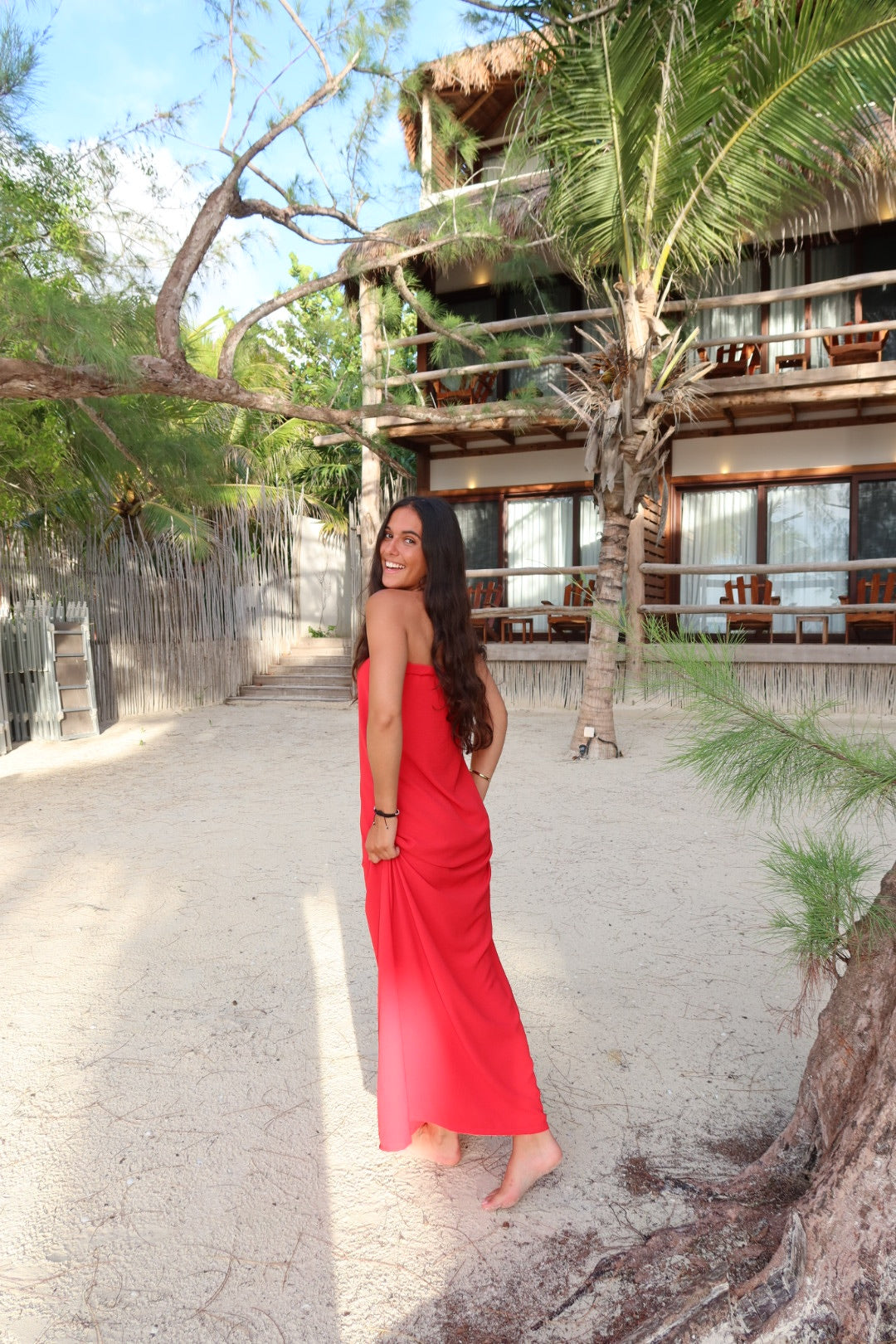 Cabo Dress Red