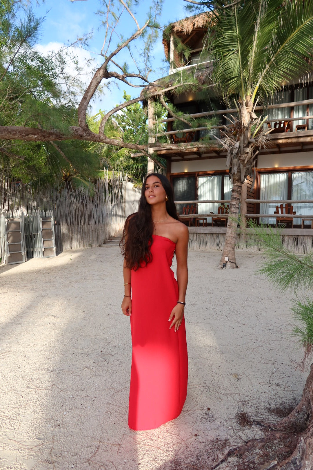 Cabo Dress Red